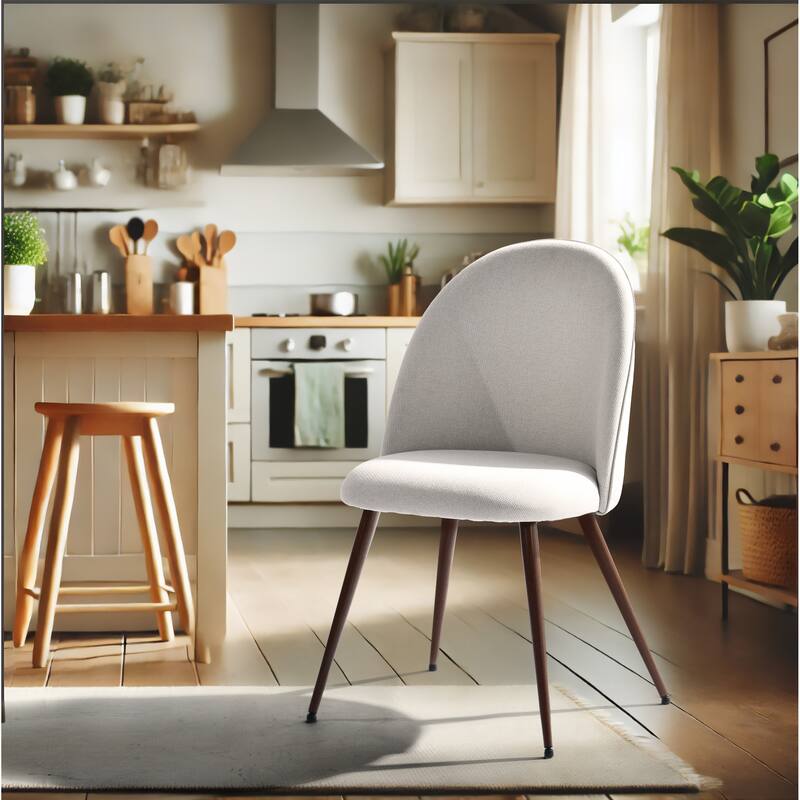 Homy Casa Modern Upholstered Dining Chair with Comfortable Backrest