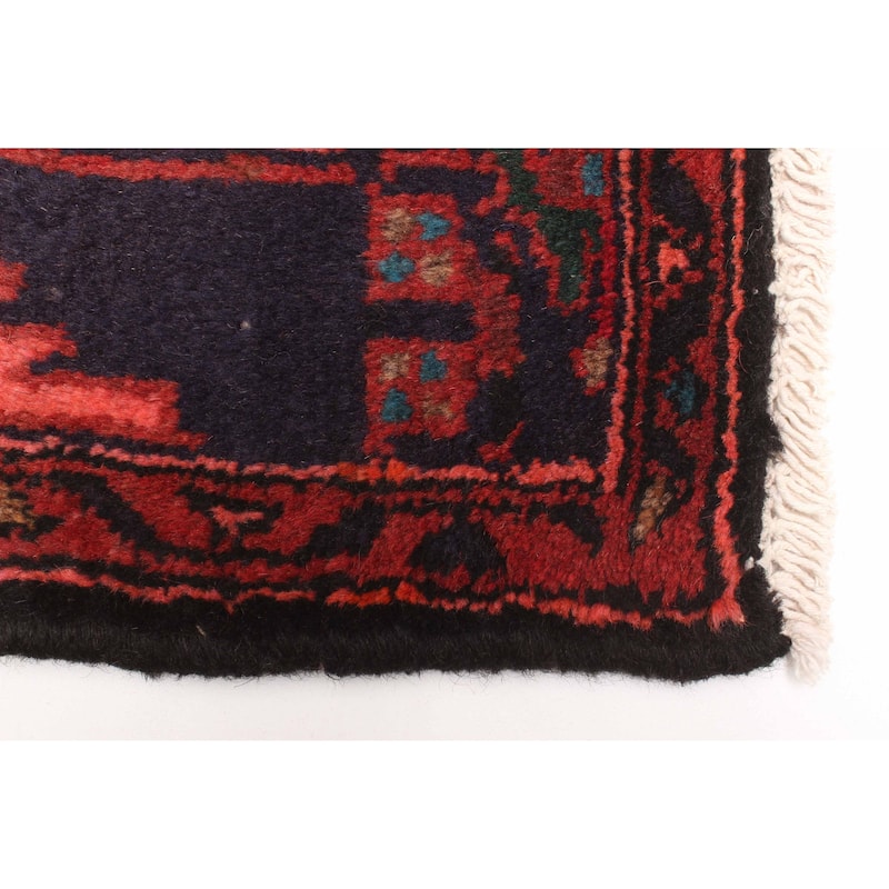 ECARPETGALLERY Hand-knotted Andelz Red Wool Rug - 4'2 x 6'11