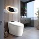 preview thumbnail 18 of 18, Smart Toilet Bidet Combo with Foot Sensor Open Cover/Seat, LED Display, Self-Cleaning Nozzle, Heated Seat, Night Light
