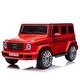 preview thumbnail 10 of 34, Licensed Mercedes-Benz G500, 24V Kids Ride On Toy, Remote Control, Adjustable Speed, LED Lights Red