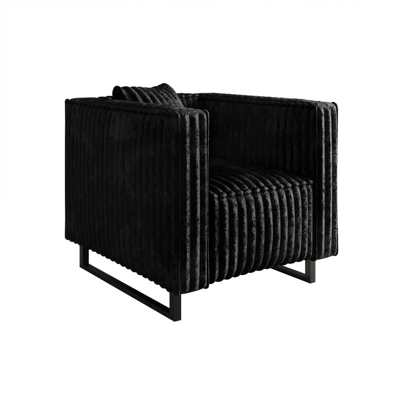 CraftPorch Mid Century Modern 3- Pieces Upholstered Living Room Set