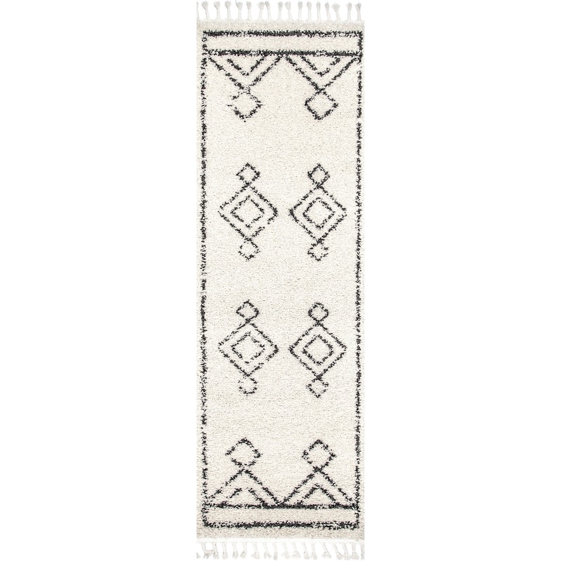 Nuloom Mackie Moroccan Tasseled Shag Area Rug