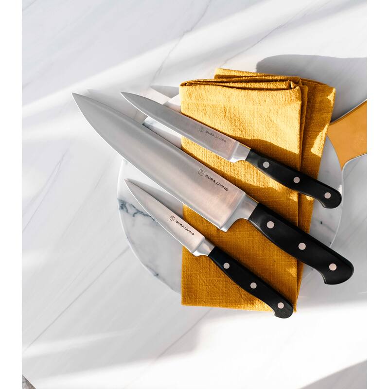 Dura Living Signature Forged High Carbon 3-Piece Kitchen Knife Set