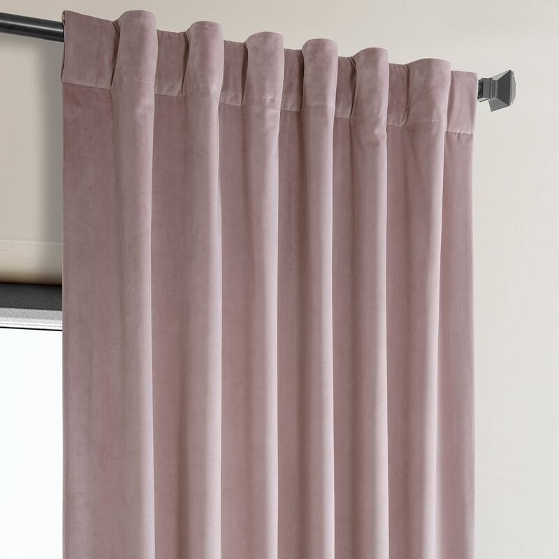 Exclusive Fabrics Heritage Plush Velvet Curtain (1 Panel)