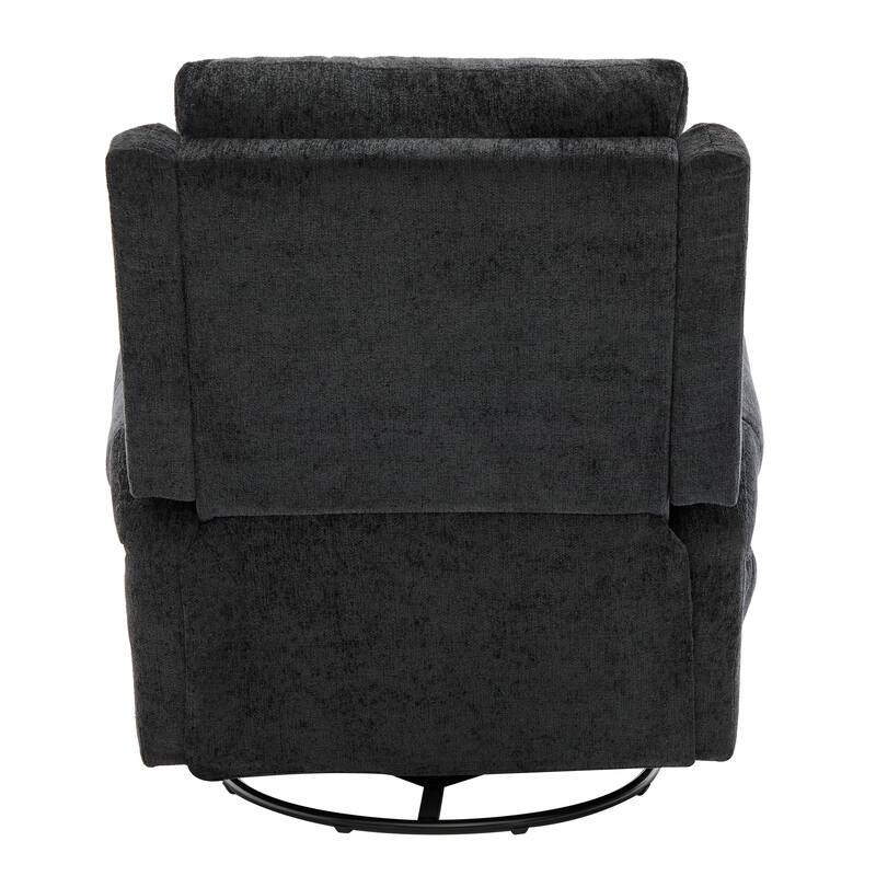Manual Recliner Massage Recliner Chair Nursery Recliner Chair Swivel Rocker Recliner Sofa with a Side Storage Pocket