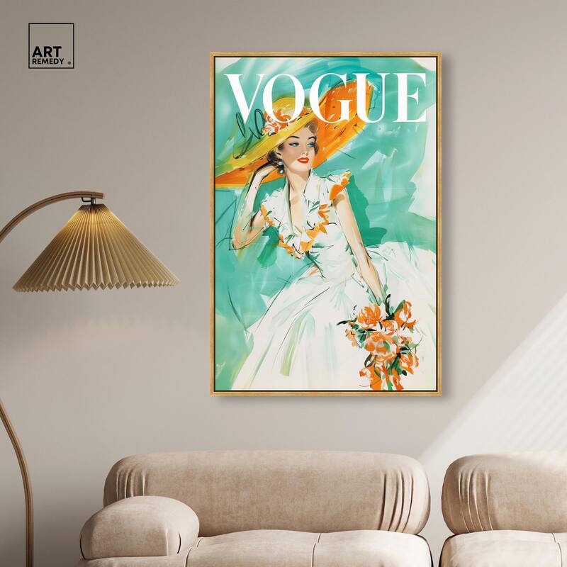 In the Summer Breeze Cover Canvas by Art Remedy