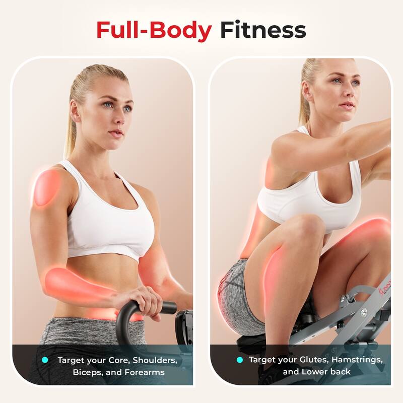 Sunny Health Fitness Squat Assist Row N Ride Trainer NO 077S