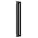 preview thumbnail 6 of 26, Matte Black Modern Linear Integrated LED Outdoor Wall Sconce with Vertical Light Strip