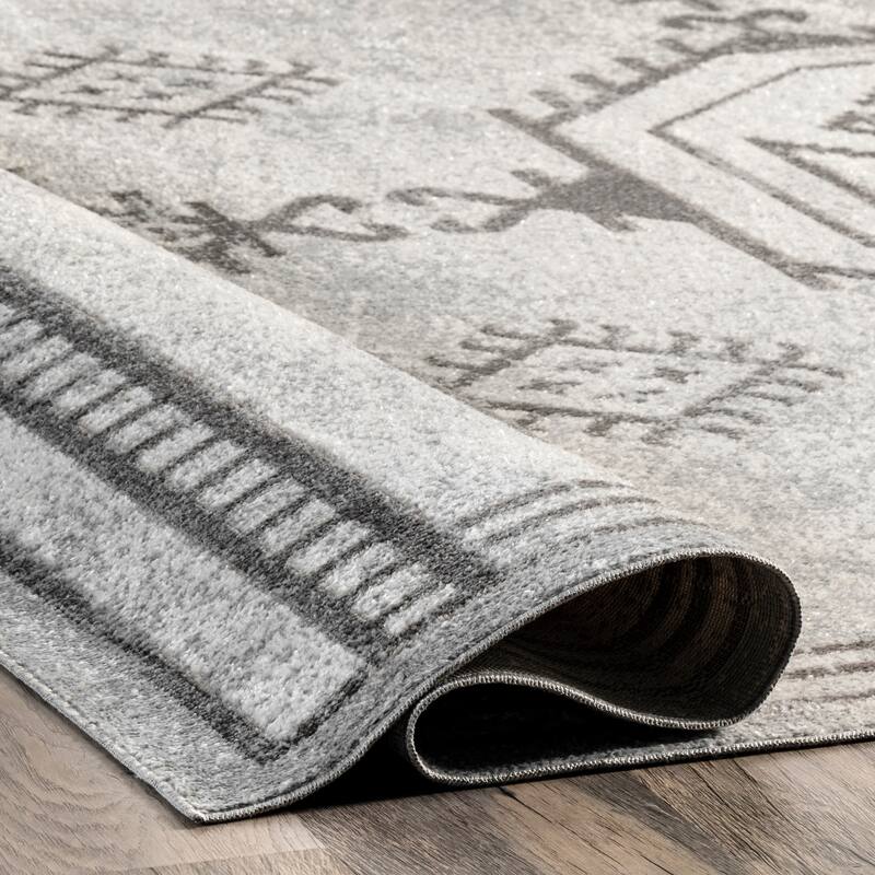 Nuloom Kyleigh SpinClean Machine Washable Southwestern Area Rug