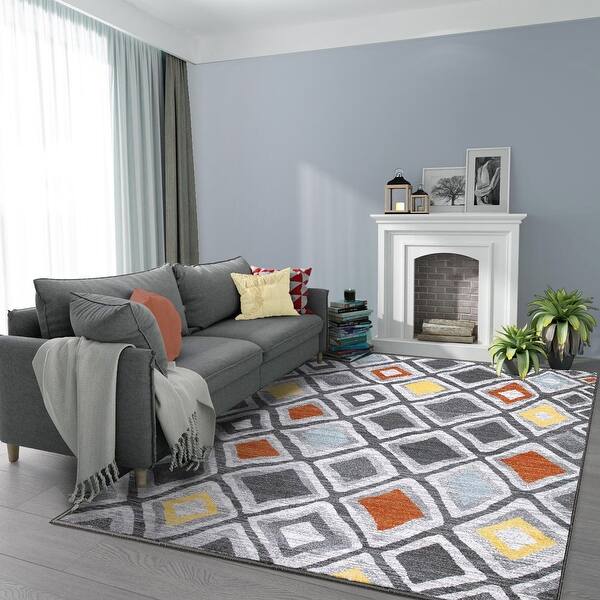 Shop Modern Contemporary Area Rugs Geometric Kitchen Rugs