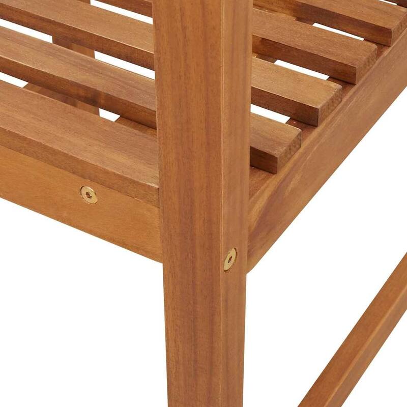 vidaXL Garden Chair 50 x 50 x 91cm Solid Acacia wood - 19.7 x 19.7 x 35.8