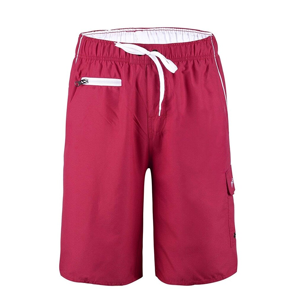 swimming trunks with zipper pockets