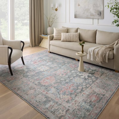 Alexander Home Ellie Botanical Printed Area Rug