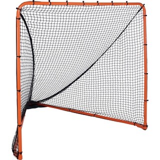 VEVOR Lacrosse Goal,Folding Portable Backyard Lacrosse Training Equipment,Perfect for Youth Adult Training, Orange