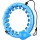 preview thumbnail 2 of 7, Adjustable 24 Detachable Knots Smart Fitness Hula Hoop Weight Loss Blue