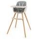 preview thumbnail 4 of 39, Babyjoy 3 in 1 Convertible Wooden High Chair Toddler Feeding Chair - 20.5" x 21.5" x 36"