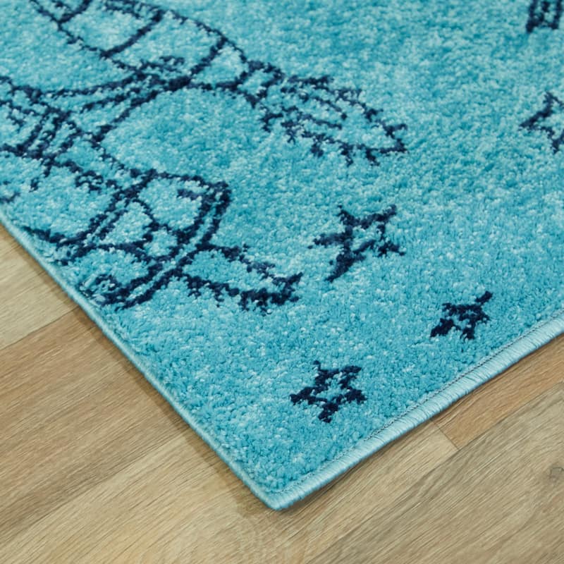 Taylor & Olive Space Rockets Kids Area Rug