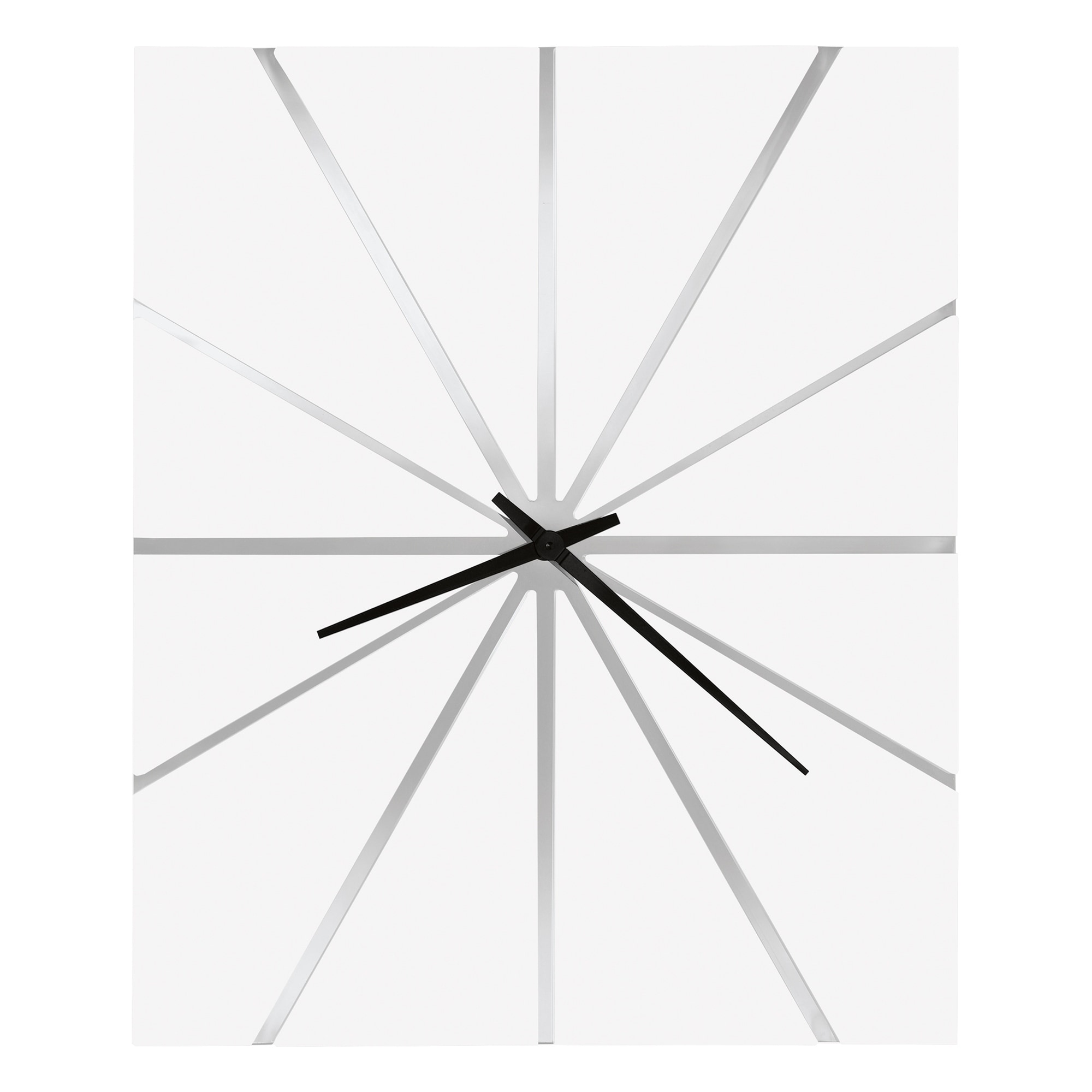 Howard Miller Zander White 30-Inch Modern Gallery Wall Clock