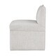 preview thumbnail 19 of 18, Dayla Modern Fabric Upholstered Caster Dining Chair by Greyson Living