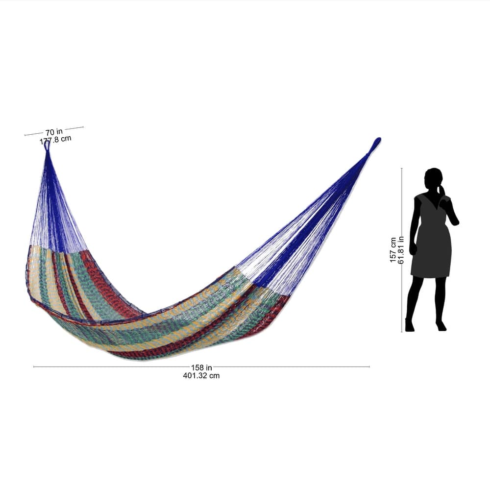 Cotton 'Colors of Mexico' Hammock (Double)