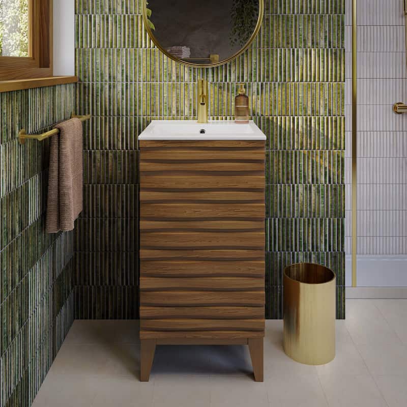 Swiss Madison SM-BV560 Cascade 19" Free Standing Single Basin Vanity