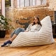 preview thumbnail 49 of 58, Pillow Saxx Dream Lounger with Wood Frame - 3-in-1 Bean Bag