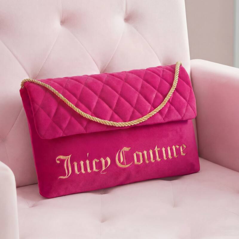Juicy Couture Purse Pillow Decorative 1-Piece