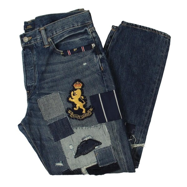 polo ralph lauren patchwork jeans