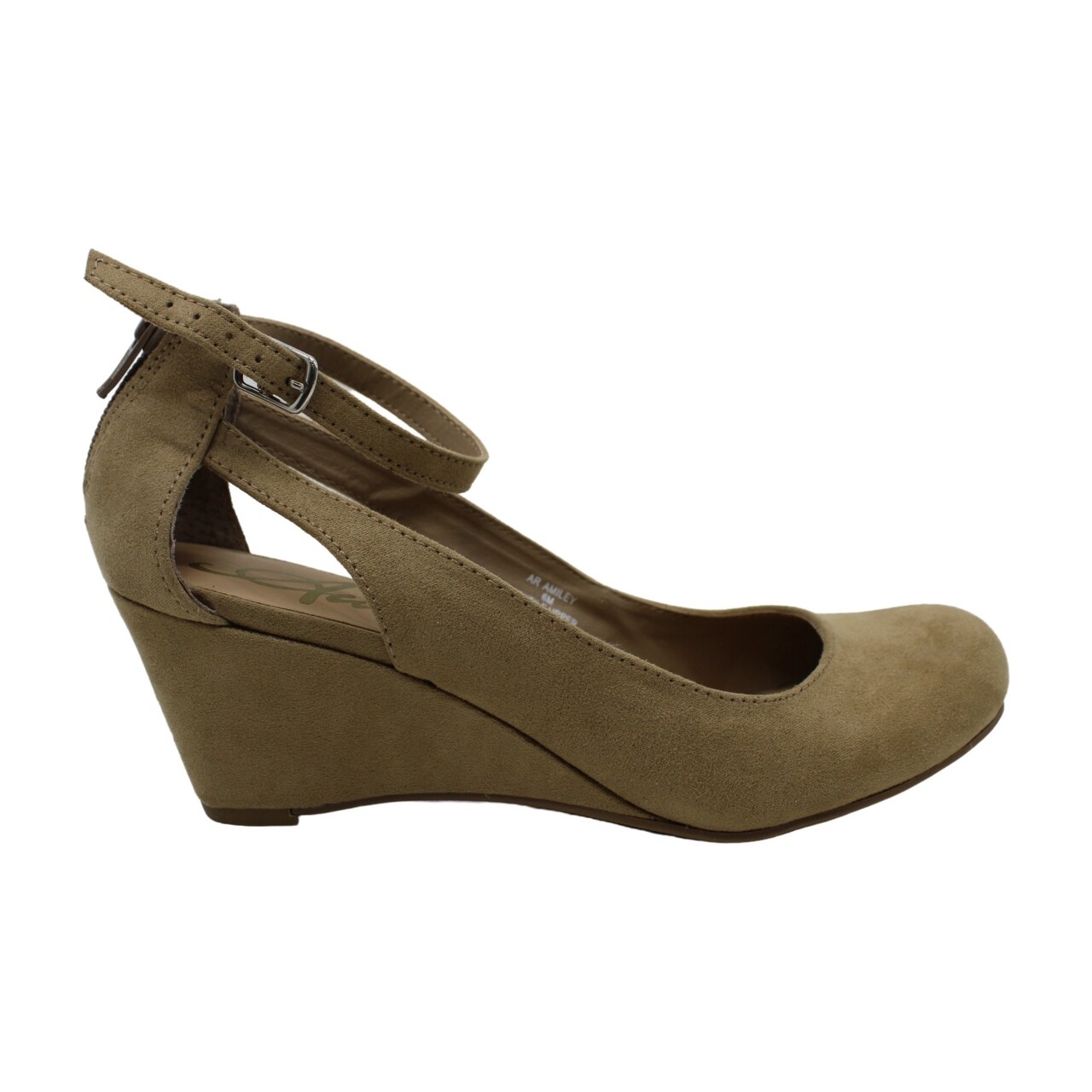 ankle strap wedge pump