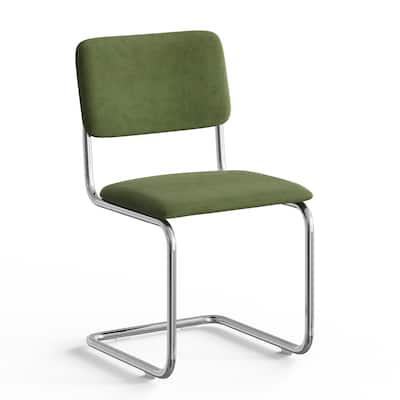 Hayward Velvet Side Chair Chrome Frame (Set Of 2)