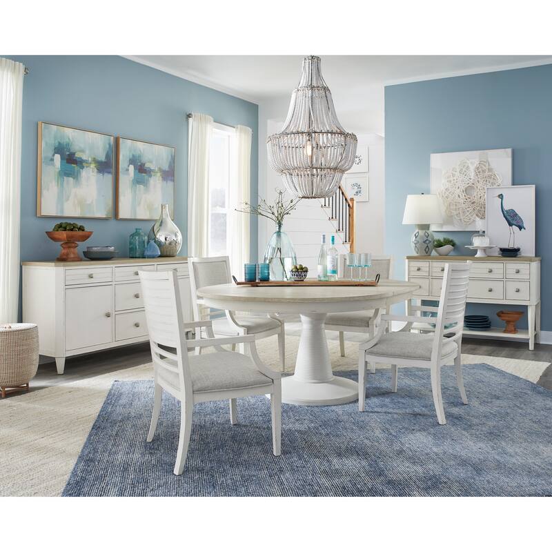 Salt Life Home Echo Isles Sea Pearl And Driftwood Sideboard - 54''W x 20''D x 36''H