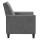 preview thumbnail 6 of 10, Haynes Traditional Fabric Welted Padded Recliner Chair by Furniture of America