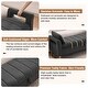 preview thumbnail 35 of 38, 66"W Teddy Storage Bench for Bedroom End of Bed with Arm and Two Pillows