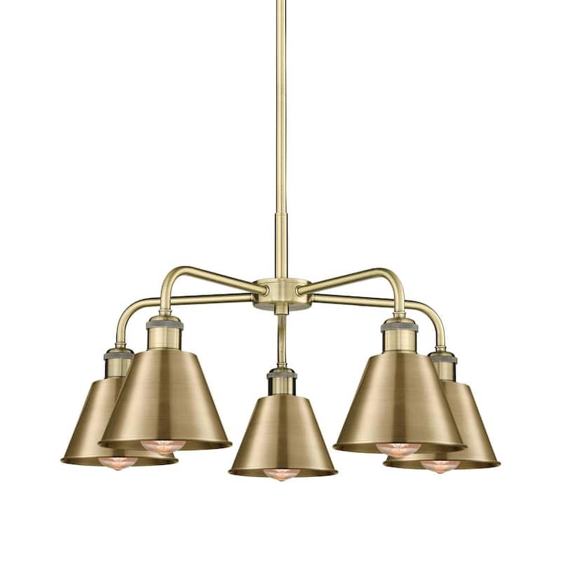 Innovations Lighting 516-5CR-14-25 Ballston Chandelier Ballston 5 - Antique Brass