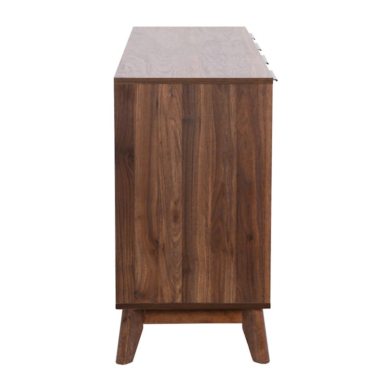 60" Buffet Cabinet with 4 Soft Close Doors and Adjustable Shelves