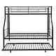preview thumbnail 5 of 11, Durable Twin Over Full Metal Bunk Bed with Trundle, Quiet Sturdy Frame, Easy Setup, and Under-Bed Storage Space