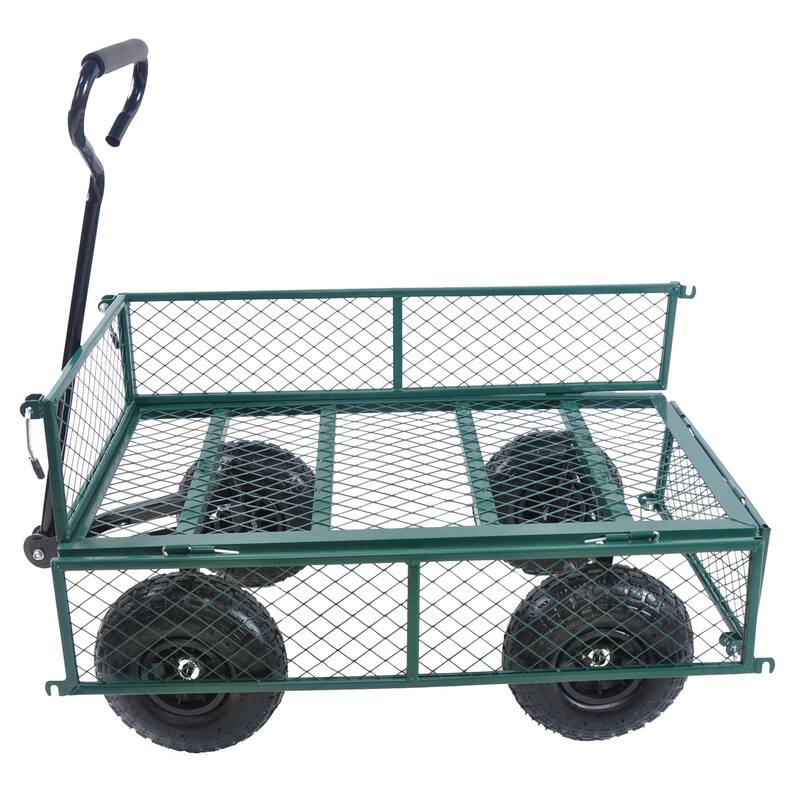 Wagon Garden Cart Trucks with Steel Frame