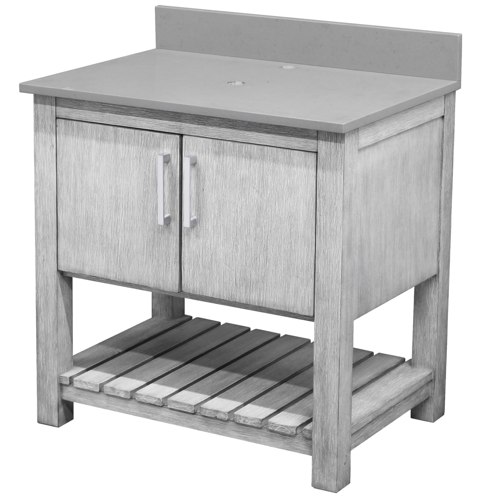 Miseno MV-36SG-NOBV-280 Ocean Breeze 36" Free Standing Vanity Set with