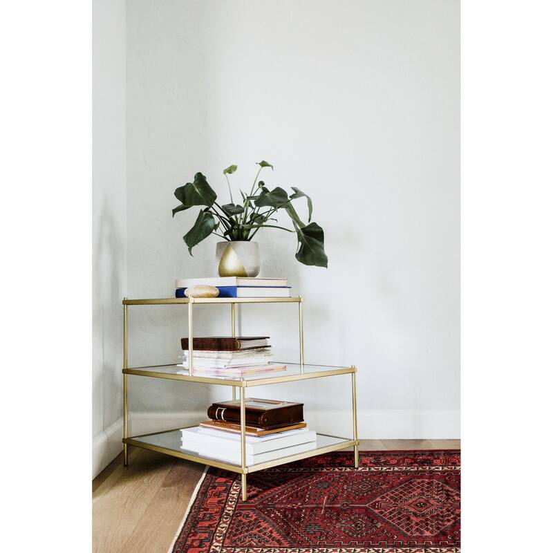 ECARPETGALLERY Hand-knotted Andelz Red Wool Rug - 4'4 x 6'9