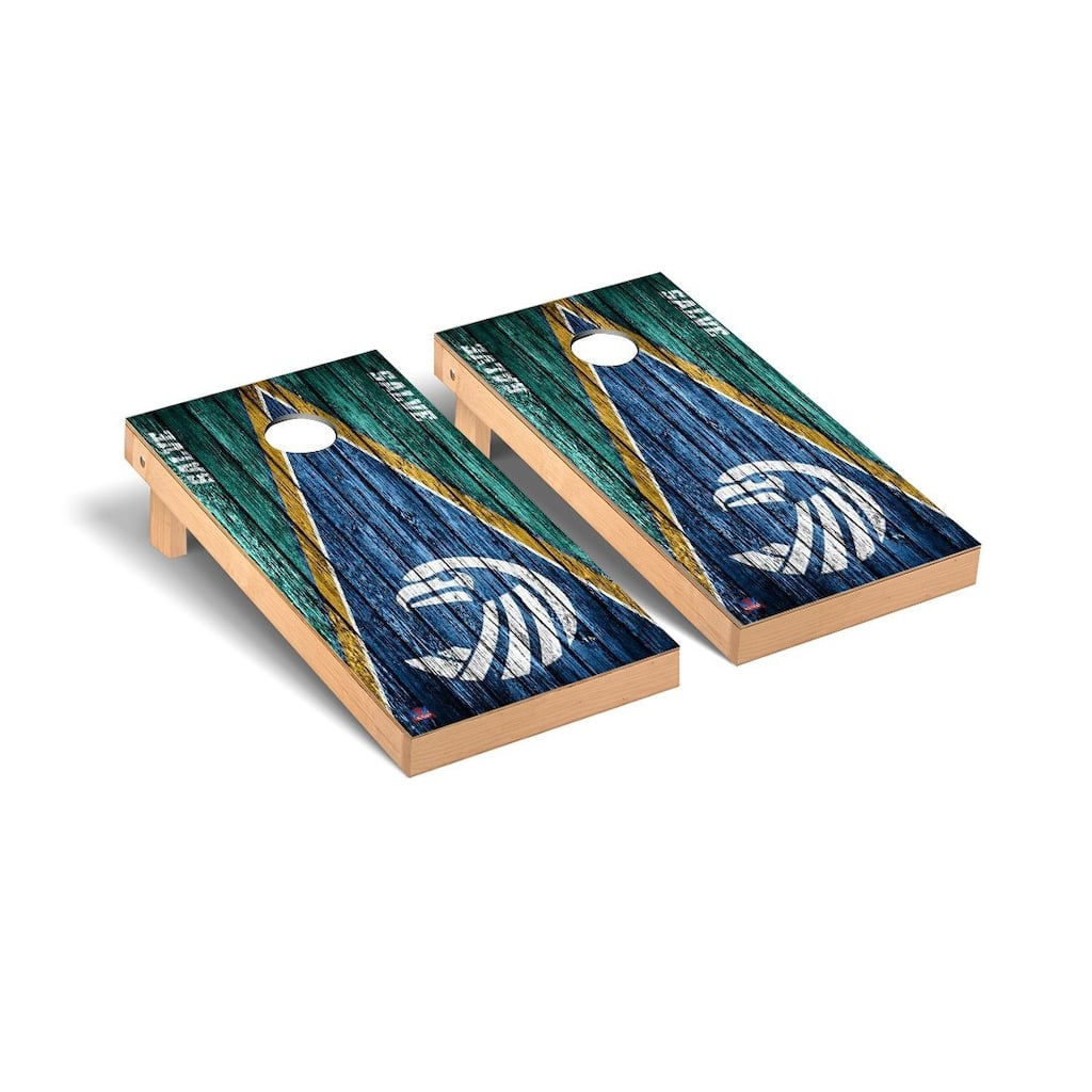 Salve Regina Seahawks Triangle Cornhole Board Set