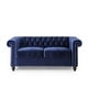 preview thumbnail 3 of 42, Brinkhaven Contemporary Button Tufted Loveseat with Nailhead Trim by Christopher Knight Home