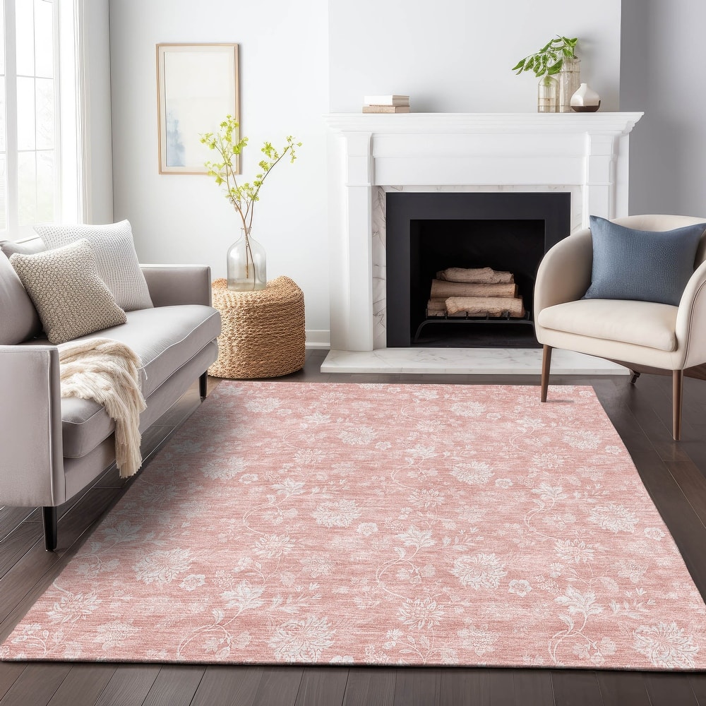 Premium Washable Super Soft Floral Garden Mayfield Rug
