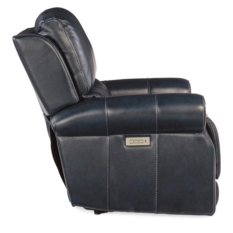 Hooker Furniture RC602-PHZL-POWER-RECLINER Eisley 39" Wide Leather - Sorrento Night Seas