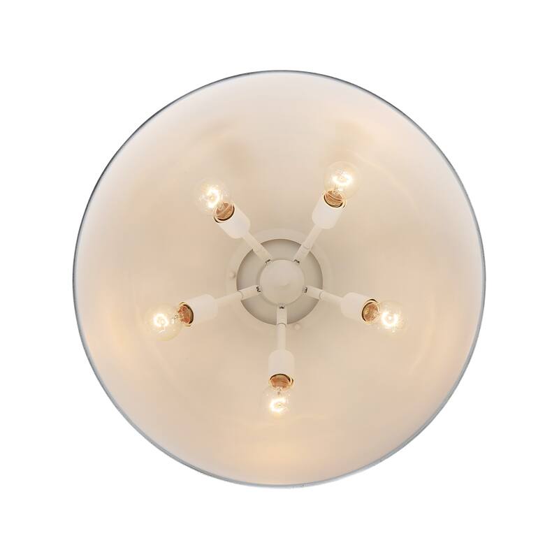 Golden Lighting Alison 5-light Pendant in Vintage Gold and Antique Matte Navy shade - 5 Light Pendant