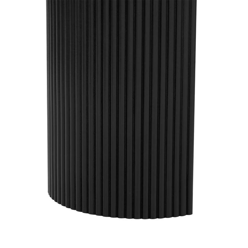 Console Table with Unique Vertical Stripe Design