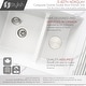 preview thumbnail 13 of 17, STYLISH 27 inch Composite Granite 60/40 Double Bowl Dual Mount Sink - 27" x 18" x 9.5"