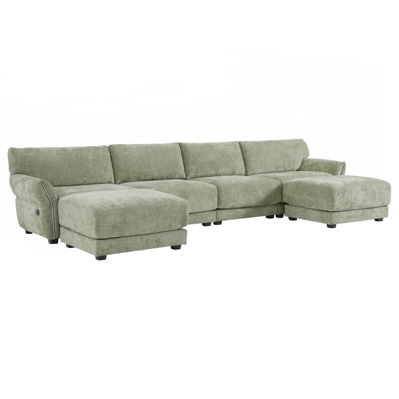 U-Shape with Extra-Wide Seat Cushion