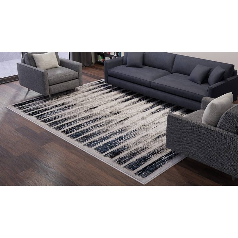 Jewel 39N7F Abstract Modern Area Rug