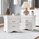 preview thumbnail 27 of 32, Furniture of America Devi Traditional Solid Wood 6-Piece Sleigh Bedroom Set