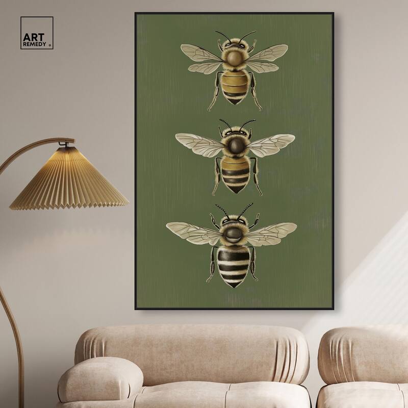 Anatomy of the Bee Canvas by Art Remedy